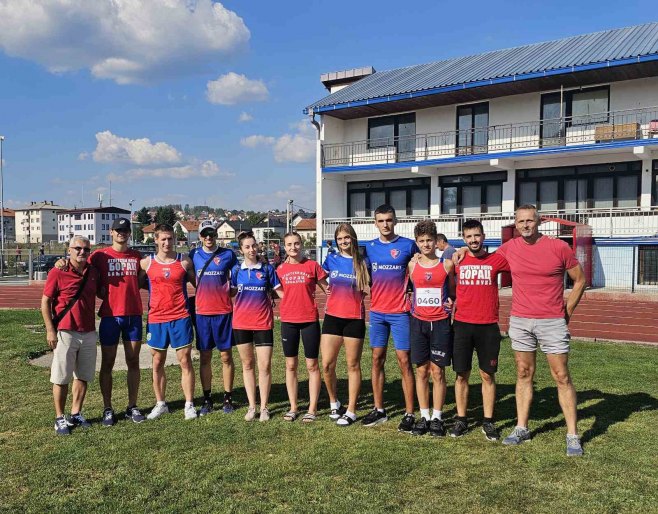 Atletičari Borca - Foto: Ustupljena fotografija