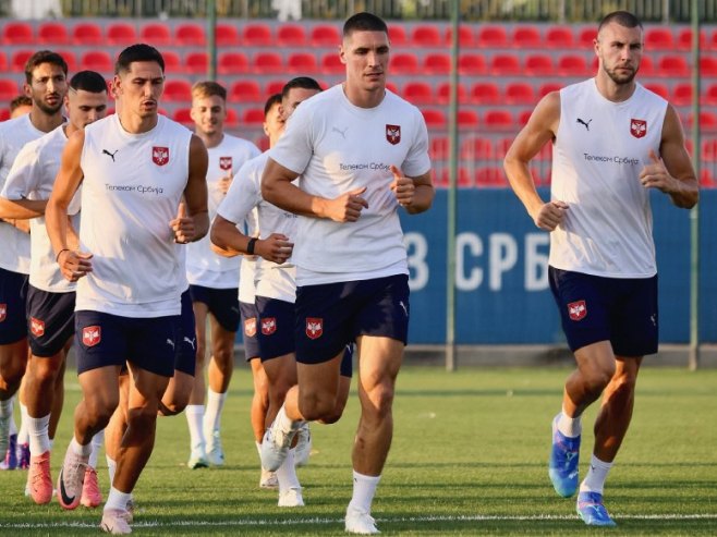 Reprezentacija Srbije na treningu - Foto: Ustupljena fotografija