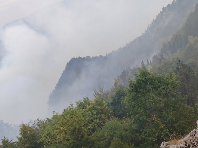 Situacija na požarištima u NP Drina i dalje ozbiljna