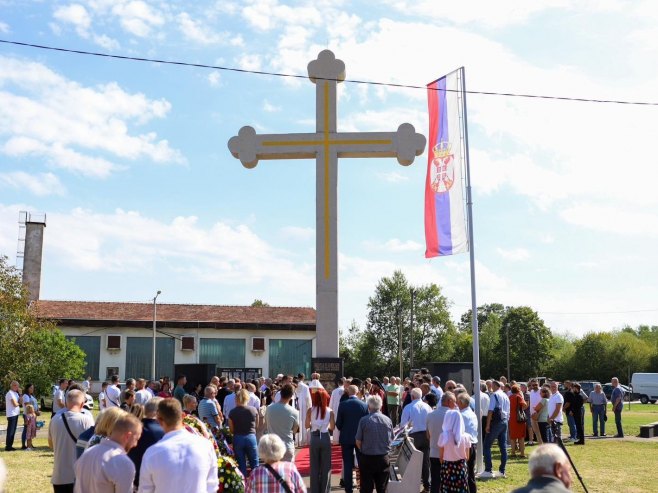 Osveštan spomenik u Potkozarju - Foto: Ustupljena fotografija