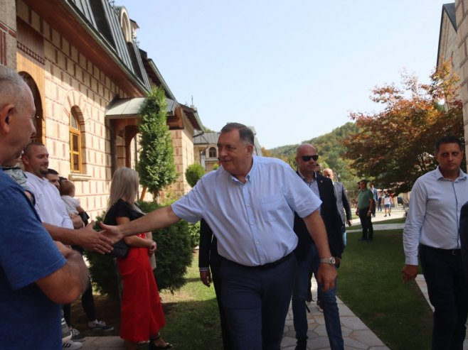 Dodik: Manastir Stuplje - dokaz pregalaštva (VIDEO)