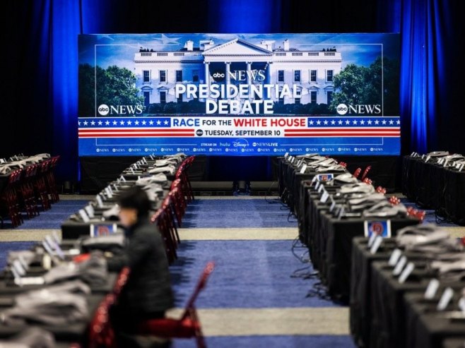 Predsjednička debata (foto: EPA-EFE/JIM LO SCALZO - ilustracija) - 