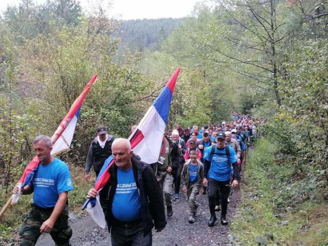 Marš "Stazom egzodusa 2024" - Foto: SRNA