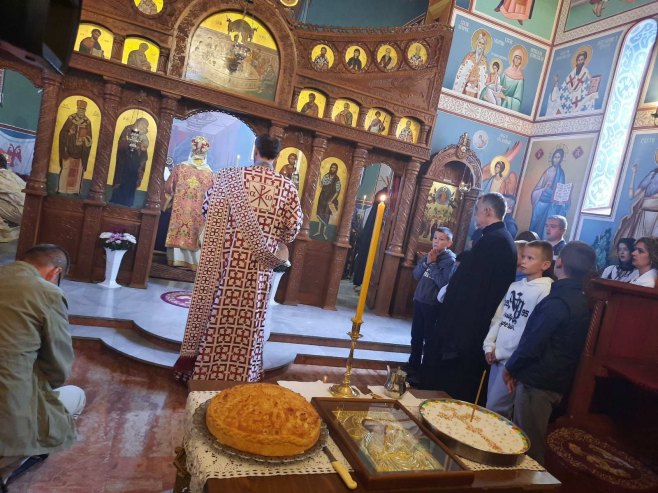 Istočno Sarajevo, liturgija - Foto: RTRS