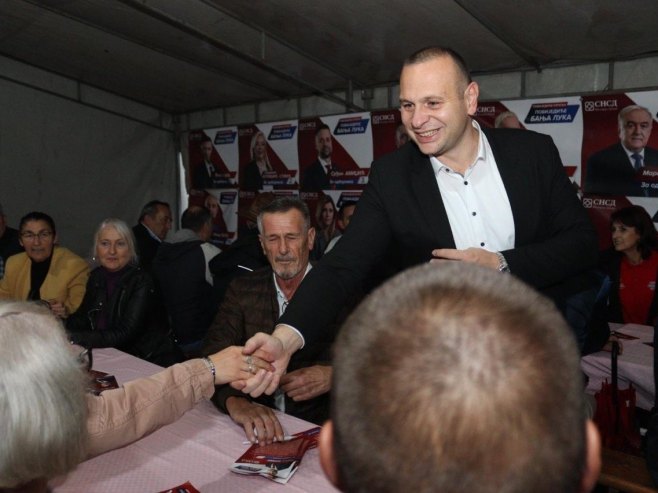 SNSD, tribina - Srpske Toplice - Foto: Ustupljena fotografija