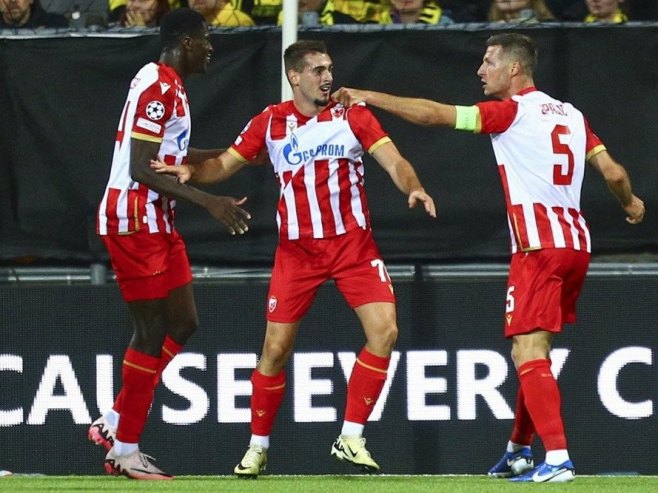 Fudbaleri Crvene Zvezde (Foto:  EPA-EFE/Mats Torbergsen NORWAY OUT) - 