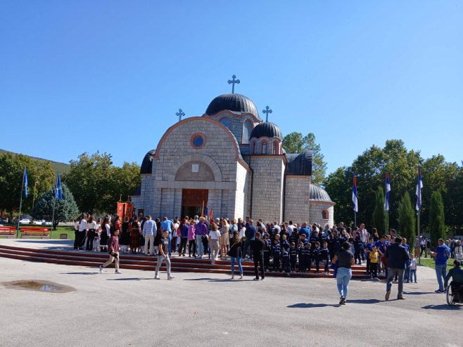 Opština Ljubinje obilježava krsnu slavu Rođenje Presvete Bogorodice - Foto: RTRS