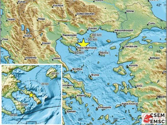 Zemljotres na Halkidikiju (Foto: EMSC) - 