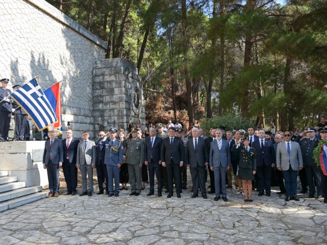 Komemoracija na Krfu (Foto: TANJUG/ MINISTARSTVO ODBRANE/ MARIJANA JANKOVIĆ/ bs) - 