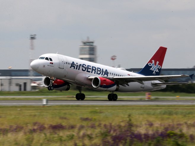 Svečano dočekan prvi avion Er Srbije u Guangdžou