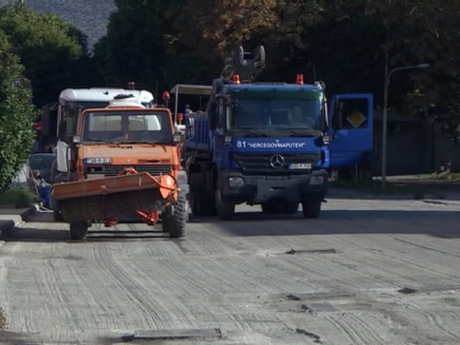 Trebinje: U toku rekonstrukcija jedne od najvažnijih gradskih saobraćajnica (VIDEO)