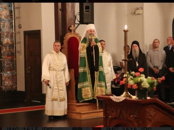 Patrijarh Porfirije služio liturgiju u Montrealu (FOTO)