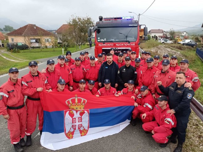 Spasilački timovi iz Srbije dočekani u Bratuncu; Zahvalnost za pomoć FBiH (FOTO/VIDEO)