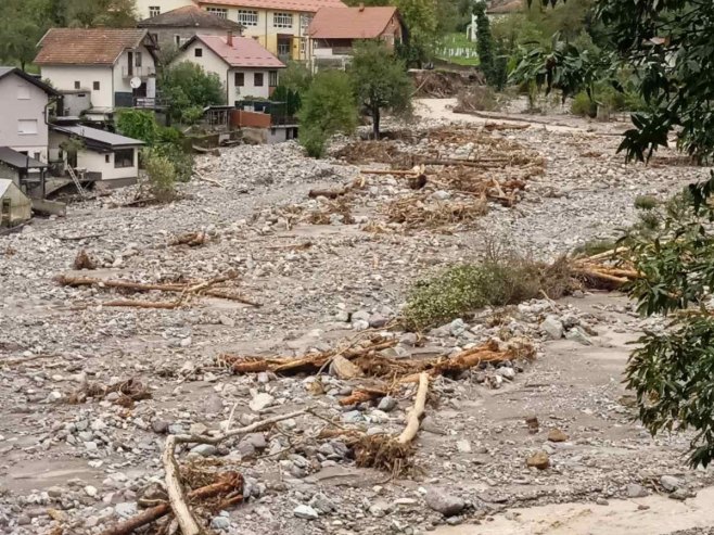 Konjic - poplave - Foto: SRNA