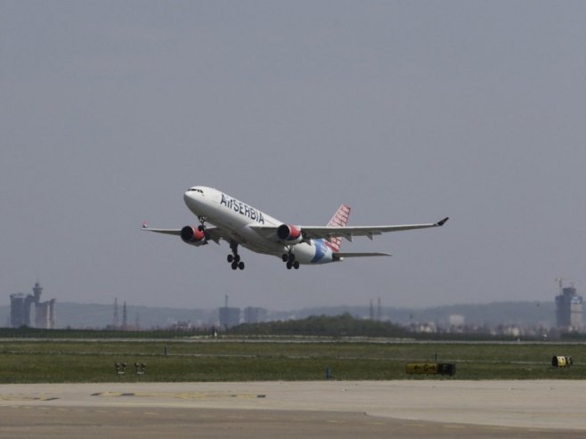 Avion "Er Srbija" (Foto: EPA-EFE/ANDREJ CUKIC, ilustracija) - 