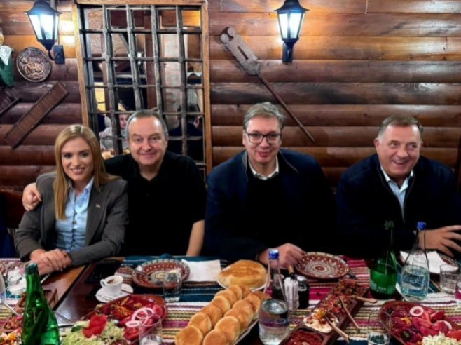 Vučić, Dodik, Dačić, Stamenkovski Đurđević - Foto: Instagram