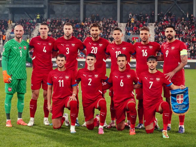 Fudbalska reprezentacija Srbije zadržala 32. mjesto na FIFA rang listi