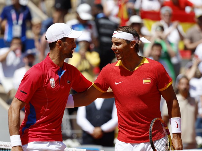 Novak Đoković i Rafael Nadal (Foto: EPA-EFE/FRANCK ROBICHON) - 