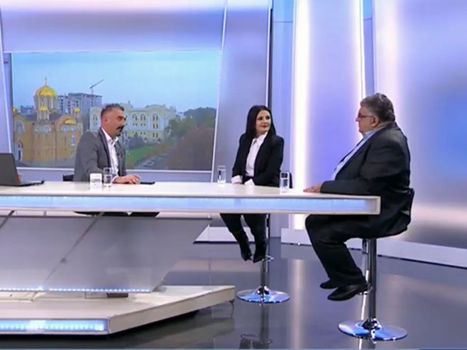 Јadranka Berić i Dragan Gnjatić, gosti Јutarnjeg programa - Foto: RTRS