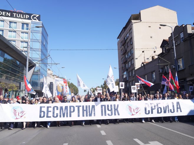 Besmrtni puk Srbija (foto: TANJUG/ NEMANJA JOVANOVIĆ/ nr) - 