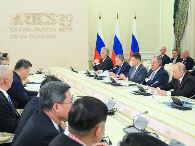 Si i Putin (foto: Stanislav Krasilnikov / brics-russia2024.ru) - 