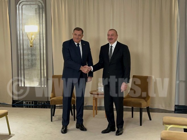 Milorad Dodik i Ilham Alijev - Foto: RTRS