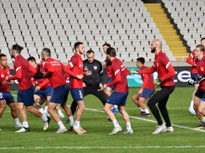 Borac - posljednji trening na stadionu GSP u Nikoziji - Foto: Ustupljena fotografija