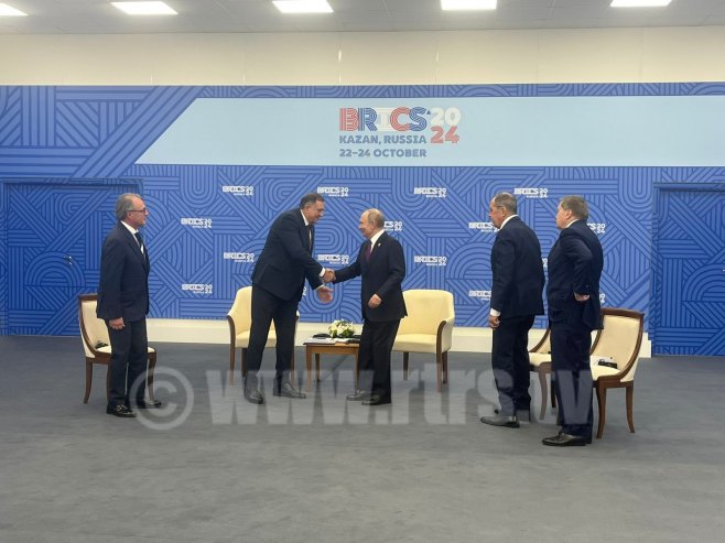 Milorad Dodik i Vladimir Putin - Foto: RTRS