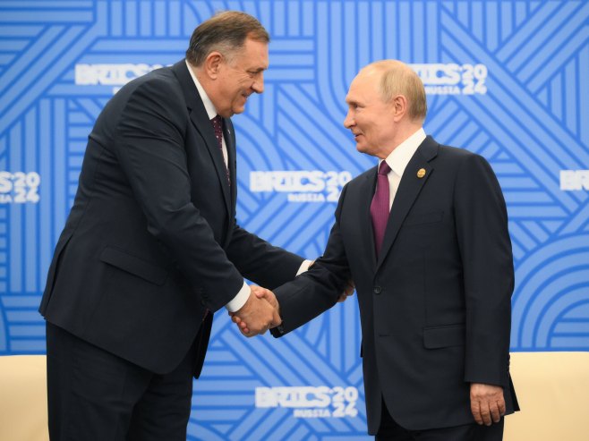 Dodik i Putin (Foto: Ekaterina Chesnokova/summit.brics-russia2024.ru) - 