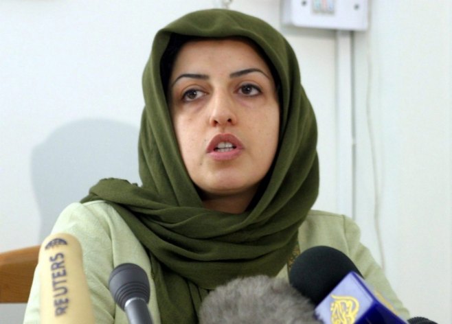 Narges Mohamedi (Foto: EPA-EFE/ABEDIN TAHERKENAREH, ilustracija) - 