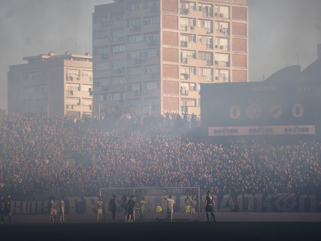 Navijači FK Partizan (foto: TANJUG/ NEMANJA JOVANOVIĆ/ nr) - 