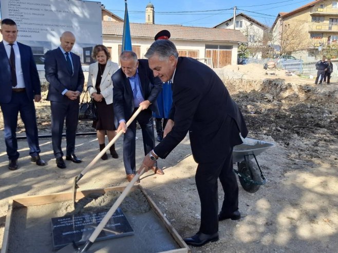 Kamen temeljac za PS Šipovo - Foto: RTRS