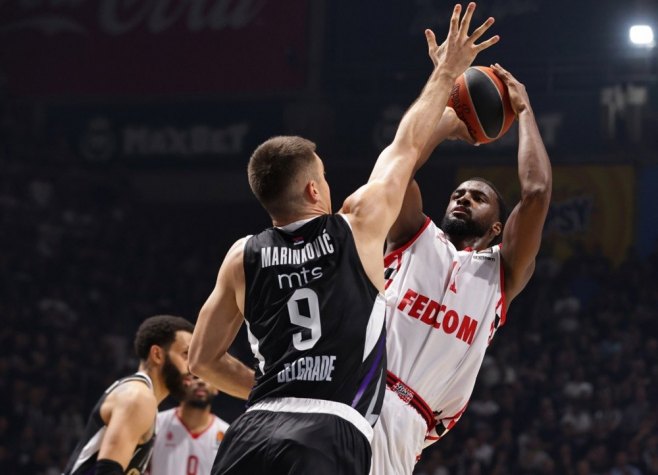 Utakmica, Partizan - Monako (foto: EPA-EFE/ANDREJ CUKIC) - 