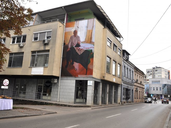 Prijedor-mural "Dijalog" - Foto: SRNA