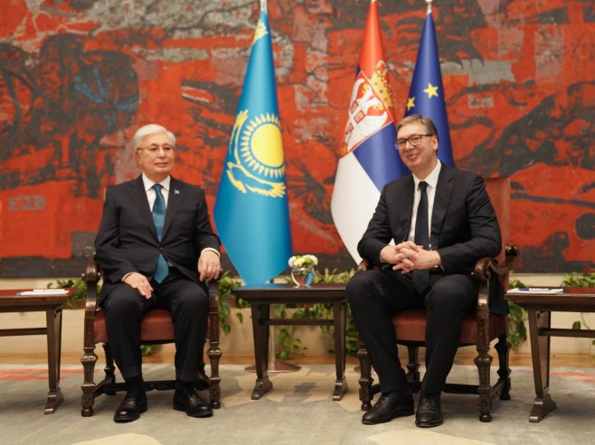 Aleksandar Vučić i Kasim Žomart Tokaj (Foto: TANJUG/STRAHINJA AĆIMOVIĆ) - 