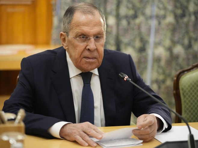 Sergej Lavrov (Foto:  EPA-EFE/ALEXANDER ZEMLIANICHENKO/POOL) - 