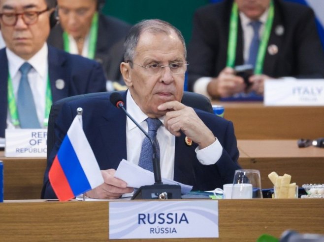 Sergej Lavrov (foto: EPA-EFE/RUSSIAN FOREIGN MINISTRY PRESS SERVICE) - 