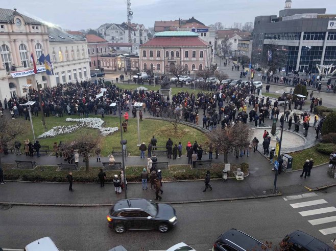 Nakon Banjaluke protesti i u Bijeljini u organizaciji Ljubiše Petrovića