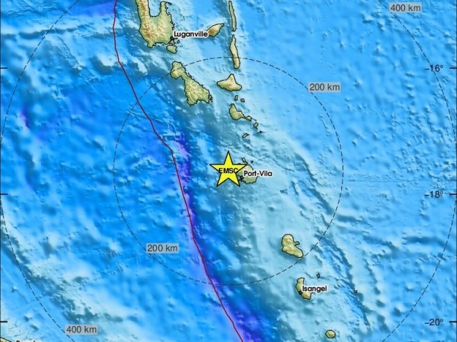 Snažan zemljotres ponovo pogodio Vanuatu