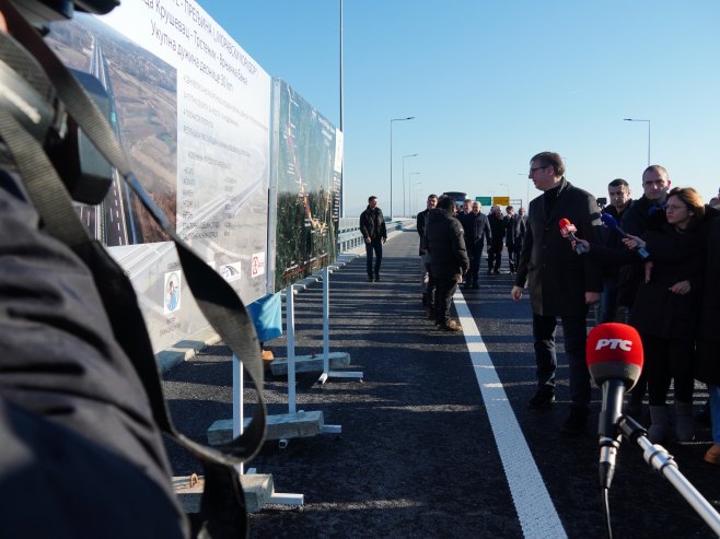 Otvoren auto-put Koševi-Vrnjačka Banja; Vučić: Srbija se podigla iz pepela poput feniksa (FOTO/VIDEO)