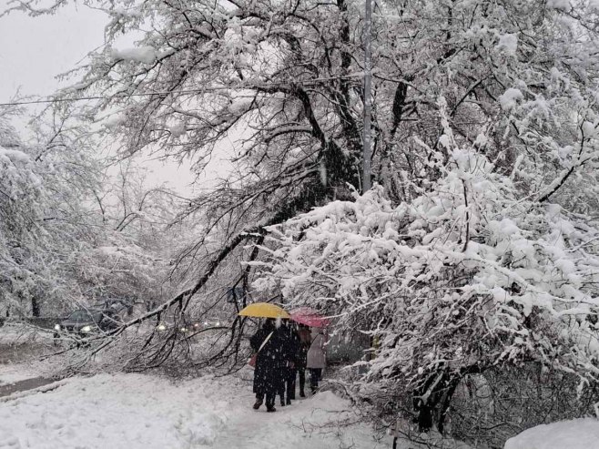 Banjaluka - snijeg - Foto: RTRS