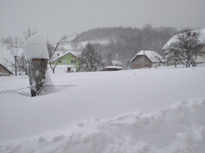 Kneževo, snijeg - Foto: RTRS