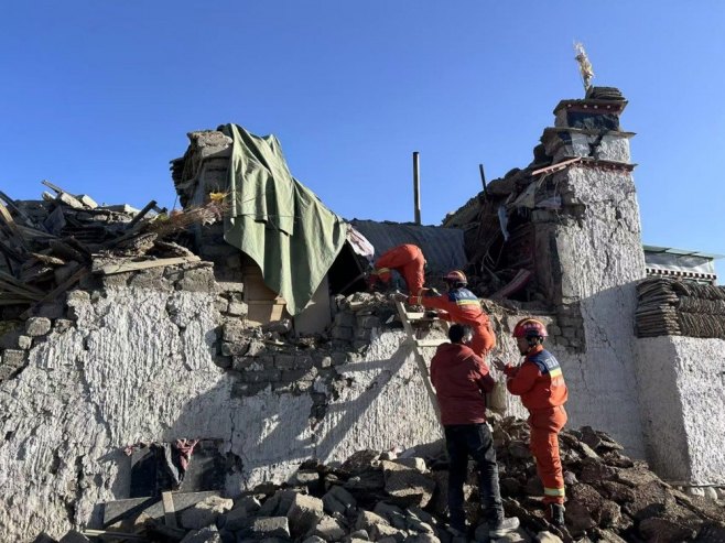 UŽIVO - Broj žrtava u zemljotresu na Tibetu povećan na 95, povređeno 130 osoba (VIDEO)