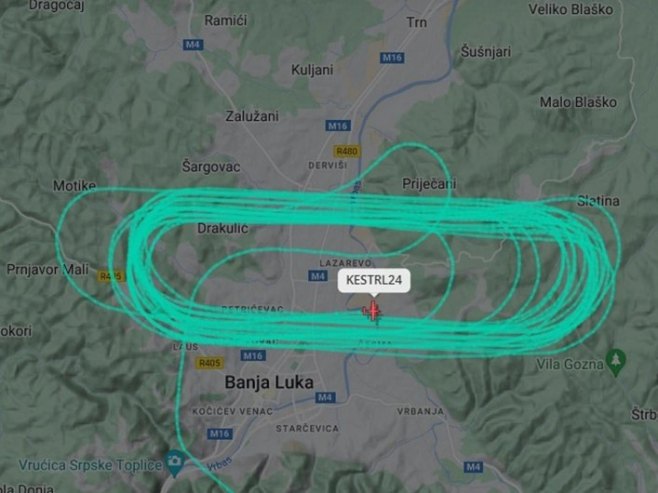 Nepoznati avion kruži iznad Banjaluke