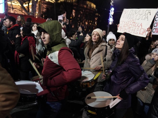 Beograd, protesti studenata (foto: TANJUG/ STRAHINJA AĆIMOVIĆ/ bg) - 