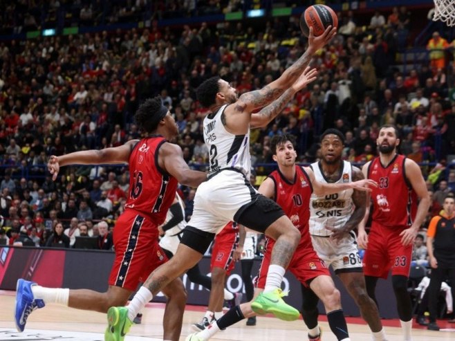 Partizan opet pobijedio u gostima - osvojen je i Milano