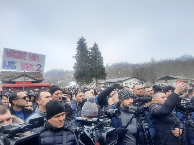 Protesti RITE Ugljevik - Foto: RTRS