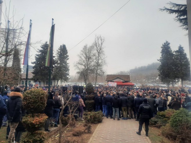 Protesti RITE Ugljevik - Foto: RTRS