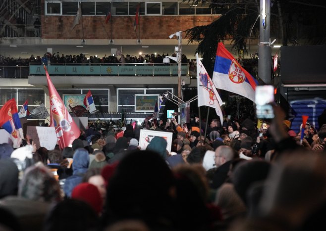 Protest studenata (Foto: TANJUG, STRAHINJA AĆIMOVIĆ) - 