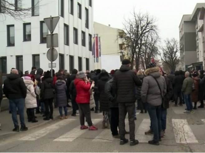 Protesti u Bijeljini - Foto: RTRS